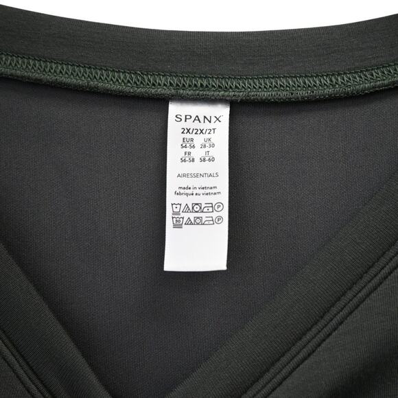 Spanx Dark Palm Crew Neck Dress Size 2X 50453R - Picture 6 of 10